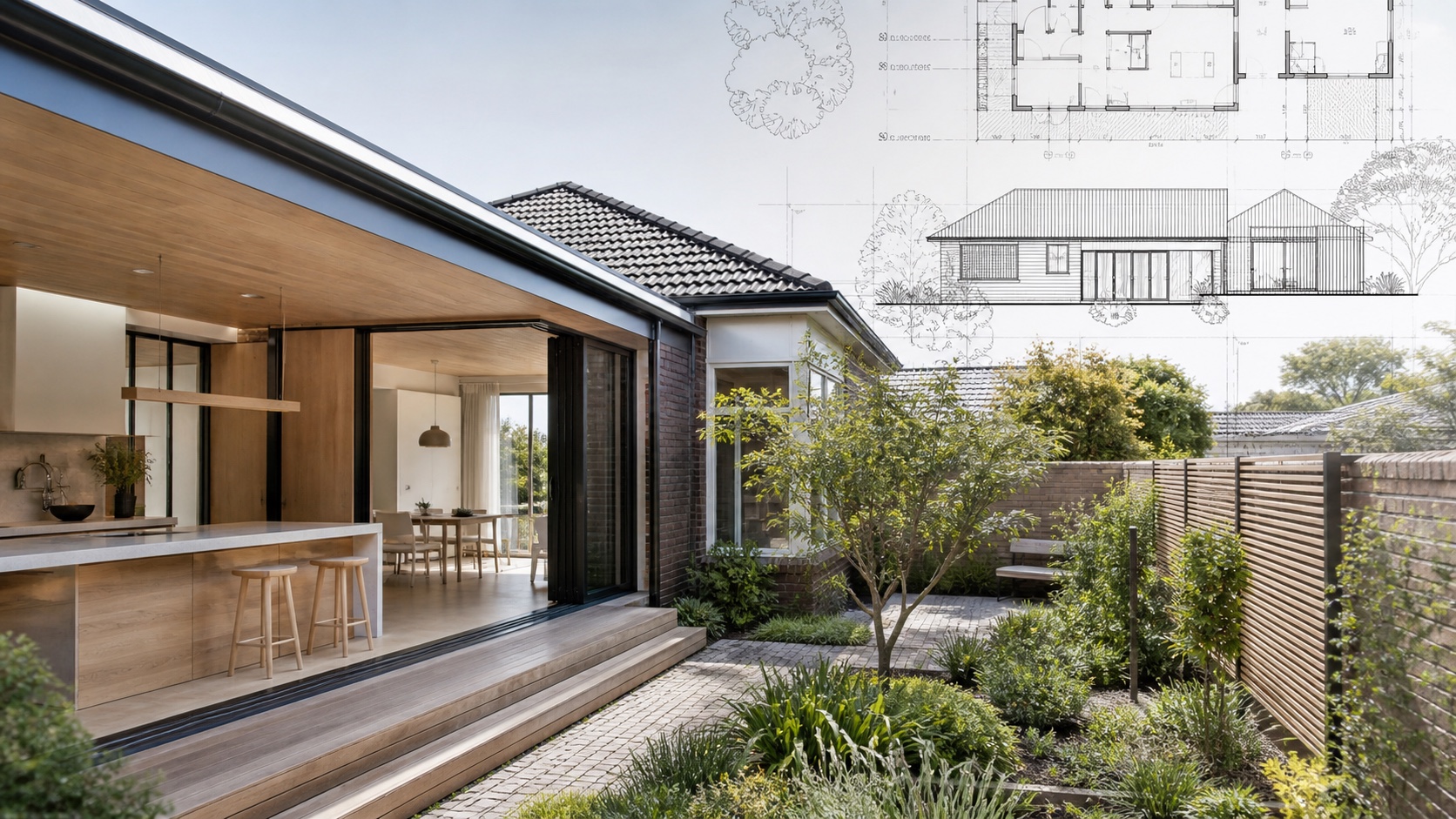Architectural material and home design development for an East Auckland residence
