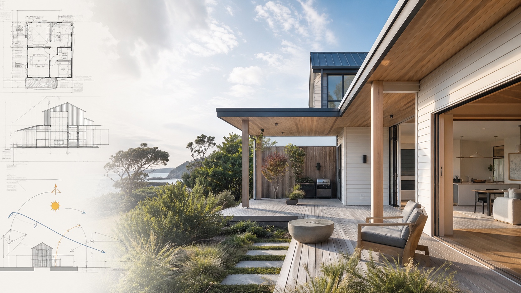 Hibiscus Coast home with refined cladding and architectural design development